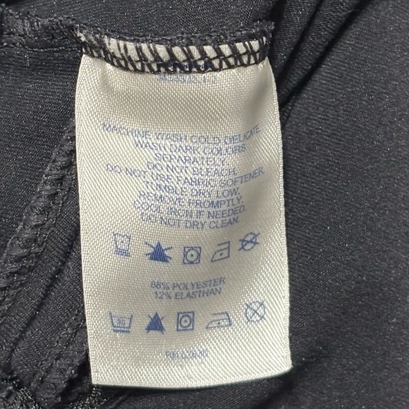 Lands' End Women's Black Athletic Bike Shorts Size Small 6-8 - Picture 6 of 11